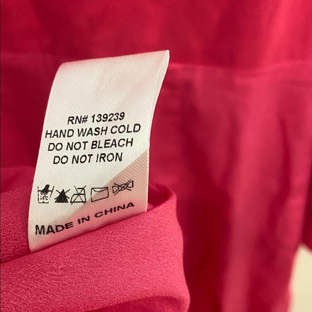 Tuckernuck x Caroline Constas Off-Shoulder Pink Midi Dress – Size M - Picture 8 of 8